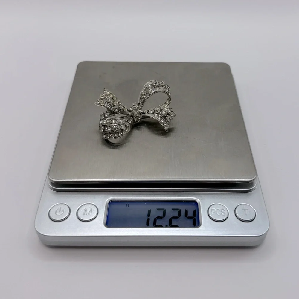 Vintage crystal bow